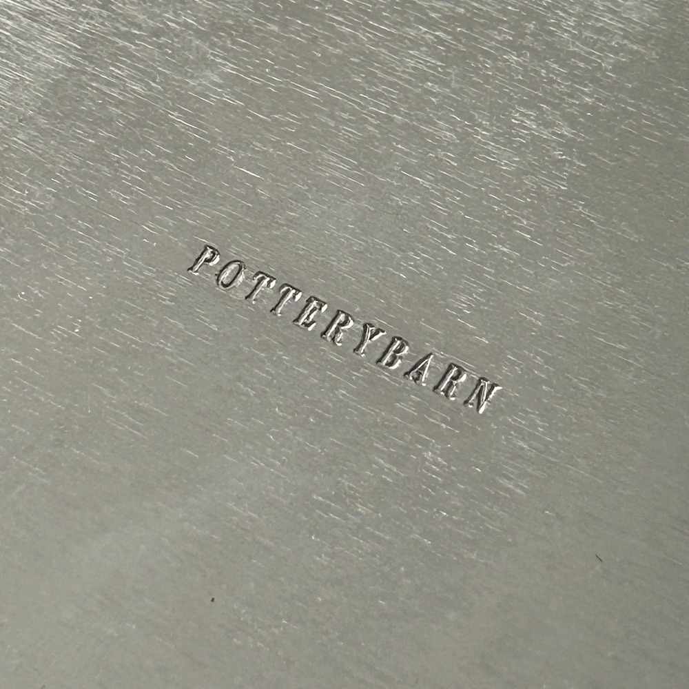 Pottery Barn Jewelry Box‎ Silver Mirror Domed Lid 10 X 10 Lock Key Velvet Lined - Picture 10 of 13